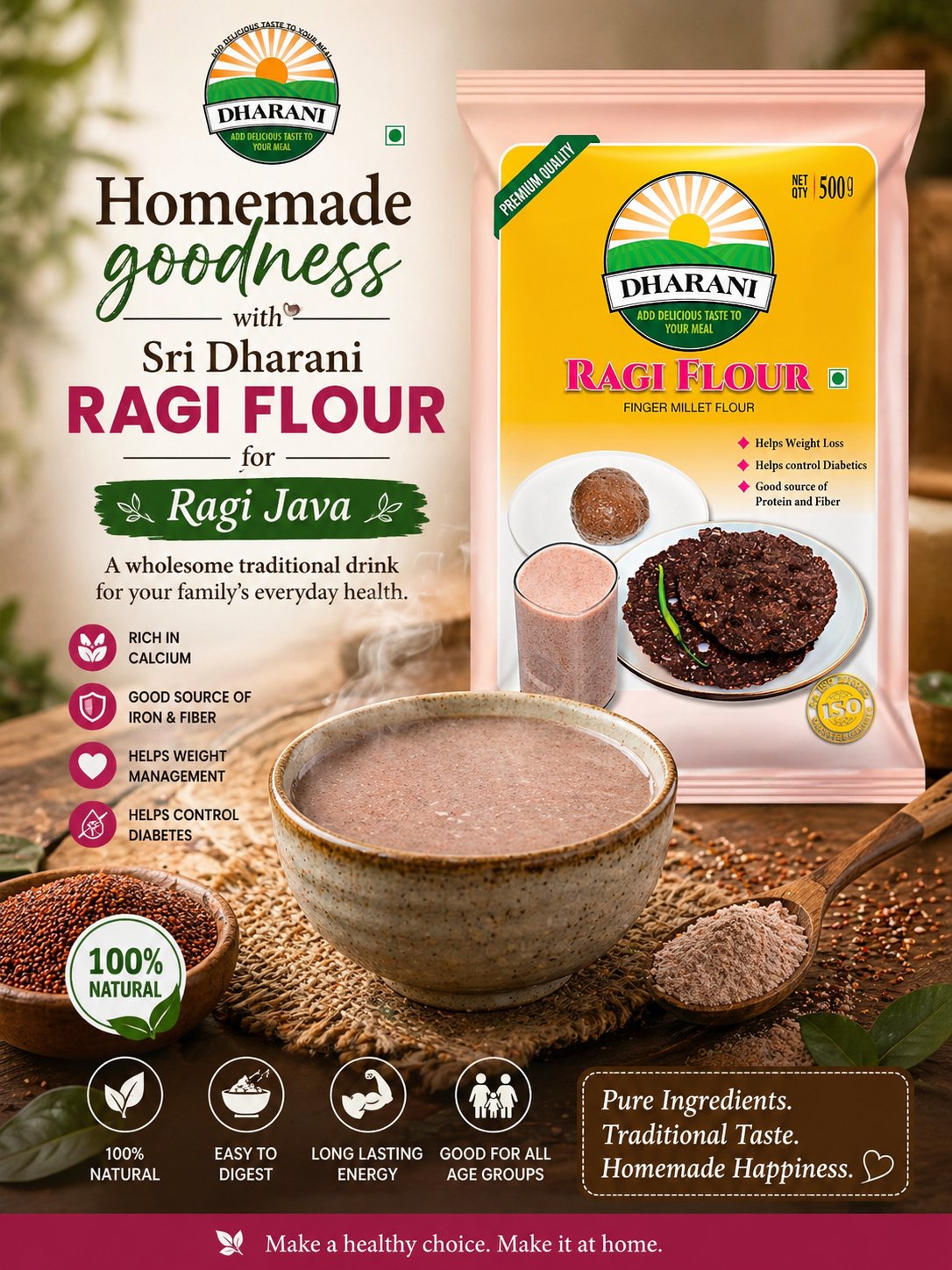 Ragi Java – Sri Dharani Ragi Flour